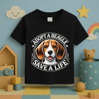 Adopt A Beagle Save A Life Advocating Adoption Toddler T-Shirt