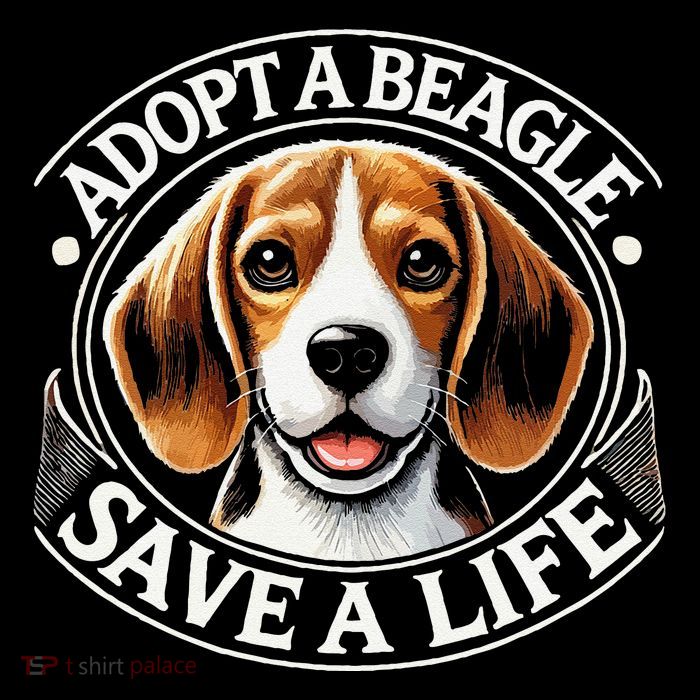Adopt A Beagle Save A Life Advocating Adoption Short Acrylic Beanie