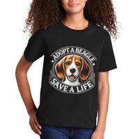 Adopt A Beagle Save A Life Advocating Adoption Kids T-Shirt