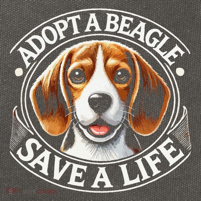 Adopt A Beagle Save A Life Advocating Adoption Cotton Canvas Backpack