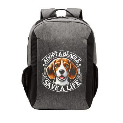 Adopt A Beagle Save A Life Advocating Adoption Vector Backpack