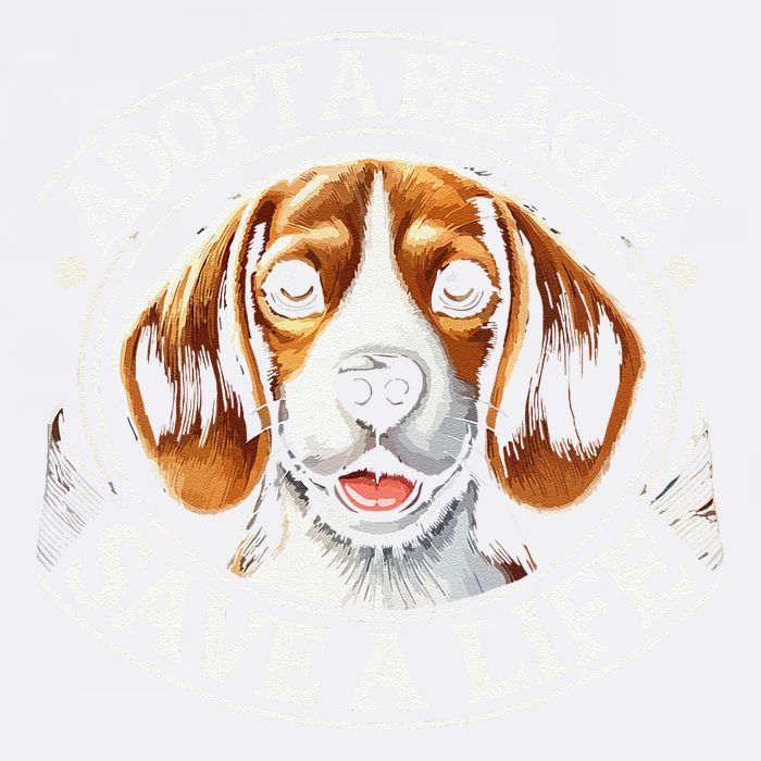Adopt A Beagle Save A Life Advocating Adoption Garment-Dyed Sweatshirt