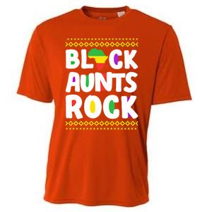 African American Black Aunts Rock Juneteenth Cute Gift Cooling Performance Crew T-Shirt