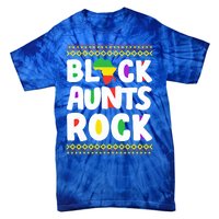 African American Black Aunts Rock Juneteenth Cute Gift Tie-Dye T-Shirt