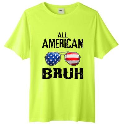 All American Bruh 4th Of July Boy Patriotic Tall Fusion ChromaSoft Performance T-Shirt