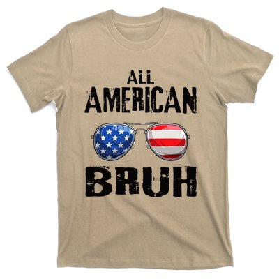 All American Bruh 4th Of July Boy Patriotic T-Shirt