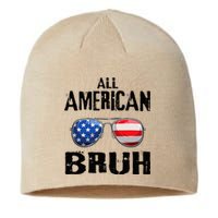 All American Bruh 4th Of July Boy Patriotic Sustainable Beanie