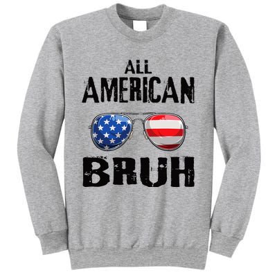 All American Bruh 4th Of July Boy Patriotic Sweatshirt