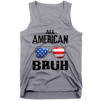 All American Bruh 4th Of July Boy Patriotic Tank Top