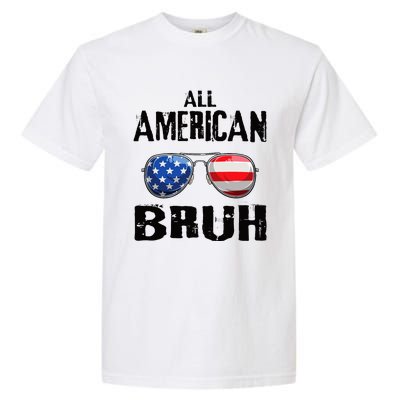 All American Bruh 4th Of July Boy Patriotic Garment-Dyed Heavyweight T-Shirt