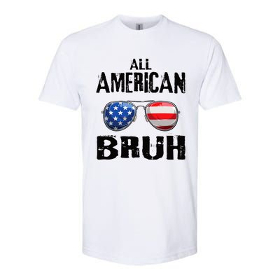 All American Bruh 4th Of July Boy Patriotic Softstyle CVC T-Shirt