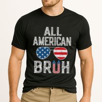 All American Bruh 4th Of July Boy Patriotic Cooling Performance Crew T-Shirt