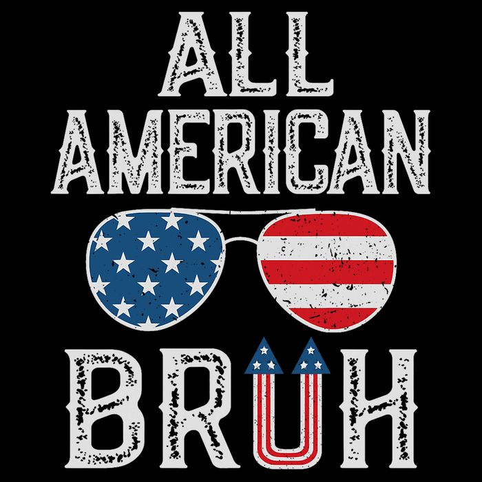 All American Bruh 4th Of July Boy Patriotic Cooling Performance Crew T-Shirt