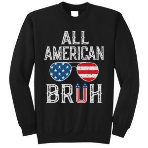 All American Bruh 4th Of July Boy Patriotic Sweatshirt