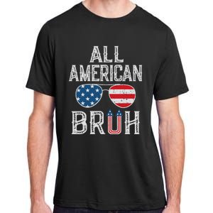 All American Bruh 4th Of July Boy Patriotic Adult ChromaSoft Performance T-Shirt