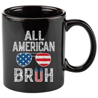 All American Bruh 4th Of July Boy Patriotic 11oz C Handle Ceramic Mug