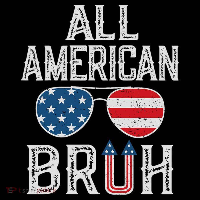All American Bruh 4th Of July Boy Patriotic Baby Bodysuit