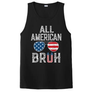 All American Bruh 4th Of July Boy Patriotic PosiCharge Competitor Tank