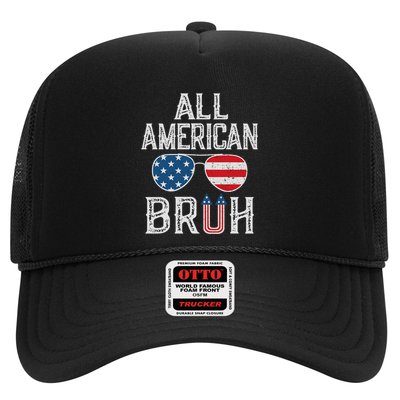 All American Bruh 4th Of July Boy Patriotic Trucker Hat