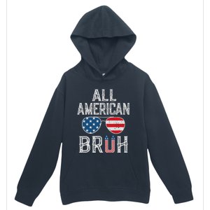 All American Bruh 4th Of July Boy Patriotic Urban Pullover Hoodie