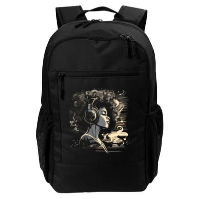 African American Black Headphones Music Graphic Cute Gift Backpack