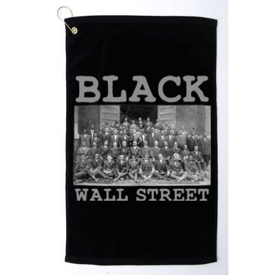 African American Business Black History Black Wall Street Meaningful Gift Platinum Collection Golf Towel