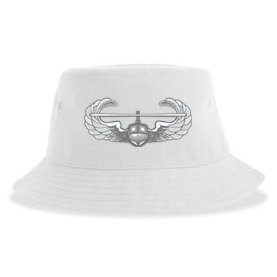 AIR ASSAULT BADGE US ARMY HELICOPTER WINGS Sustainable Bucket Hat