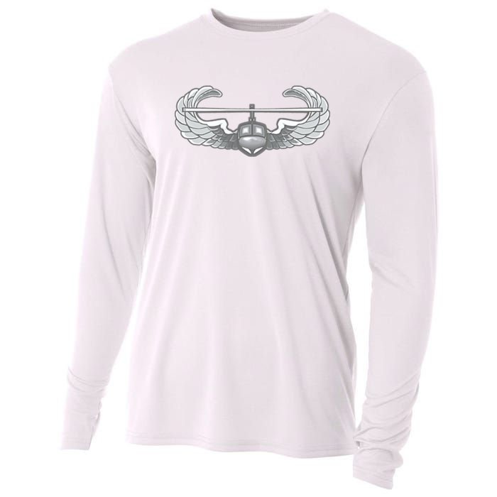 AIR ASSAULT BADGE US ARMY HELICOPTER WINGS Cooling Performance Long Sleeve Crew