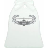 AIR ASSAULT BADGE US ARMY HELICOPTER WINGS Ceramic Bell Ornament