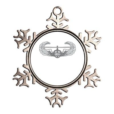 AIR ASSAULT BADGE US ARMY HELICOPTER WINGS Metallic Star Ornament