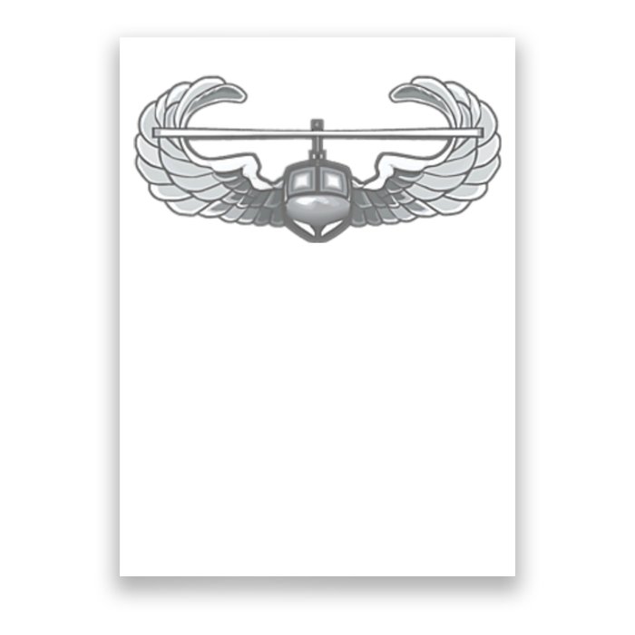 AIR ASSAULT BADGE US ARMY HELICOPTER WINGS Poster