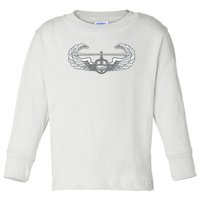 AIR ASSAULT BADGE US ARMY HELICOPTER WINGS Toddler Long Sleeve Shirt