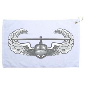 AIR ASSAULT BADGE US ARMY HELICOPTER WINGS Grommeted Golf Towel