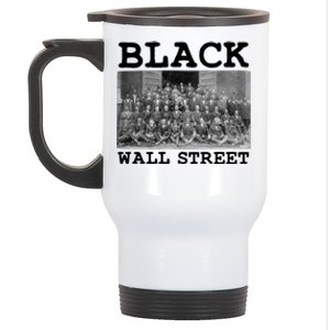 African American Business Black History Black Wall Street Gift Stainless Steel Travel Mug