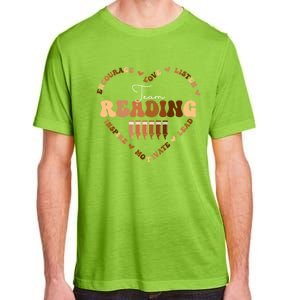 Afro African Black History Month Team Reading School Heart Cute Gift Adult ChromaSoft Performance T-Shirt