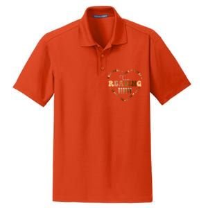 Afro African Black History Month Team Reading School Heart Cute Gift Dry Zone Grid Polo