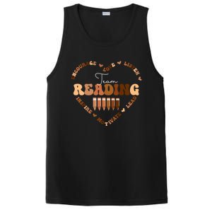 Afro African Black History Month Team Reading School Heart Cute Gift PosiCharge Competitor Tank