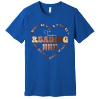 Afro African Black History Month Team Reading School Heart Cute Gift Premium T-Shirt