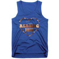 Afro African Black History Month Team Reading School Heart Cute Gift Tank Top