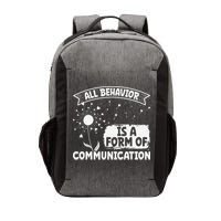 Autism ALL BEHAVIOR IS A FORM OF COMMUNICATION Dandelion Vector Backpack