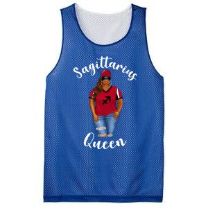 African American Baseball Mom Sagittarius Queen Zodiac Sign Cute Gift Mesh Reversible Basketball Jersey Tank