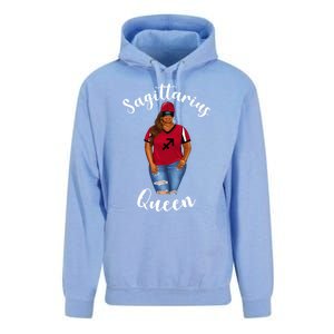 African American Baseball Mom Sagittarius Queen Zodiac Sign Cute Gift Unisex Surf Hoodie