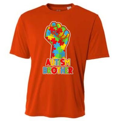 Autism Awareness Brother Acceptance Men Support Love Cooling Performance Crew T-Shirt