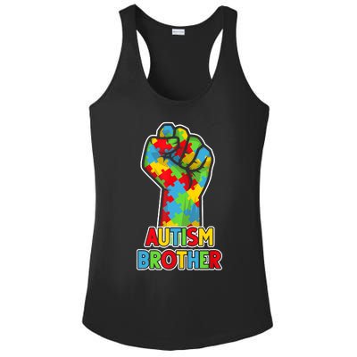 Autism Awareness Brother Acceptance Men Support Love Ladies PosiCharge Competitor Racerback Tank