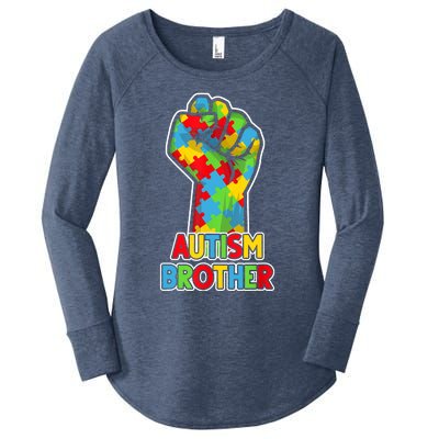 Autism Awareness Brother Acceptance Men Support Love Women's Perfect Tri Tunic Long Sleeve Shirt