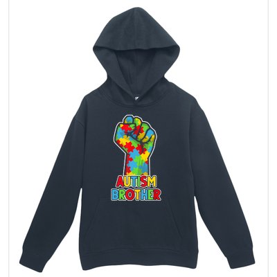 Autism Awareness Brother Acceptance Men Support Love Urban Pullover Hoodie