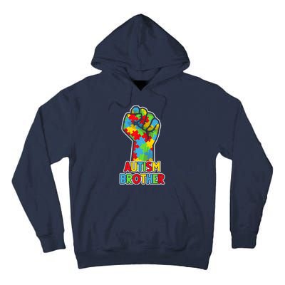 Autism Awareness Brother Acceptance Men Support Love Tall Hoodie