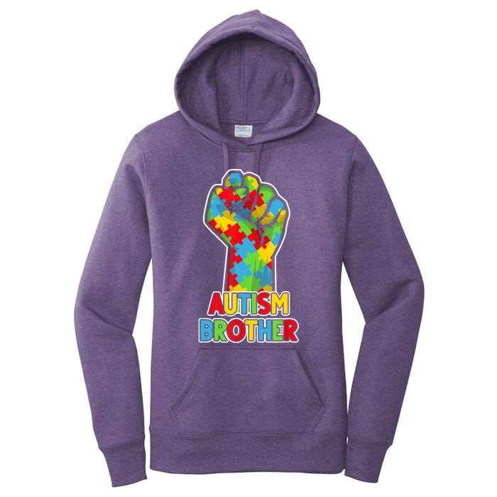 Autism Awareness Brother Acceptance Men Support Love Women's Pullover Hoodie