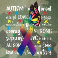 Autism Acceptance Butterfly Different Is Beautiful Legacy Tie Dye Trucker Hat