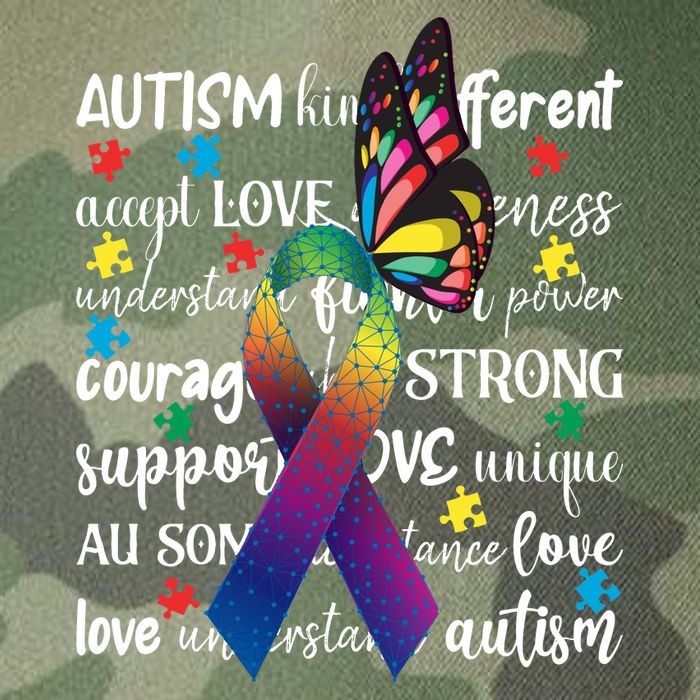 Autism Acceptance Butterfly Different Is Beautiful Legacy Tie Dye Trucker Hat